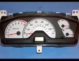 2002-2004 Mitsubishi Lancer White Face Gauges