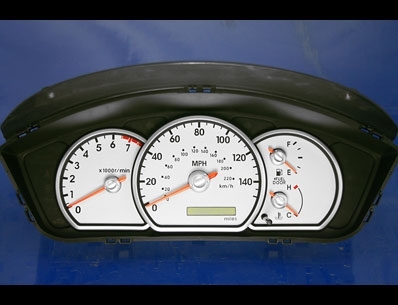 click here for Mitsubishi white gauges