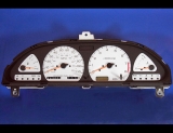 1991-1994 Nissan 240SX 110 Mph White Face Gauges