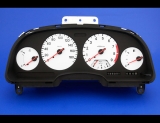 1992-1996 Nissan 300ZX Non-Turbo 180 KMH METRIC KPH White Face Gauges
