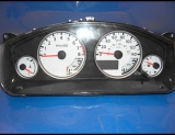 2005-2007 Xterra Pathfinder Frontier White Face Gauges 05-07