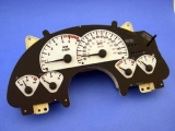 1993-1996 Pontiac Firebird 150 MPH V8 White Face Gauges