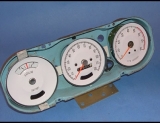 1965-1967 Pontiac GTO Lemans Rally White Face Gauges