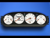 1986-1991 Porsche 944 300 KMH METRIC KPH White Face Gauges