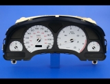2000-2002 Saturn S-Series SL SC 110 MPH SOHC White Face Gauges
