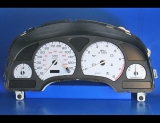 2000-2002 Saturn S-Series SL SC 130 MPH DOHC White Face Gauges