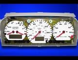 1990-1992 Volkswagen Corrado Electronic G60 White Face Gauges